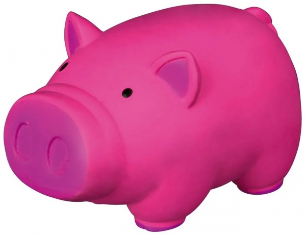 Игрушка Trixie для собак Свинья со звуком 11 см латексная в ассортименте 35173