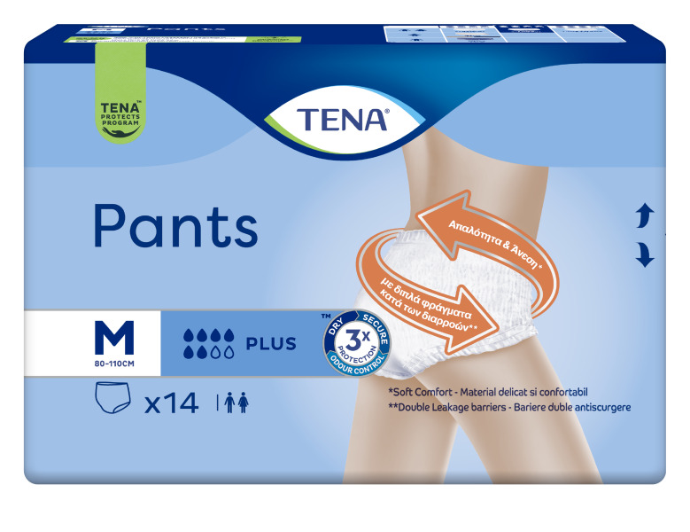 Підгузки-трусики Tena Pants Plus урологічні для дорослих розмір M 80-110 14 шт.