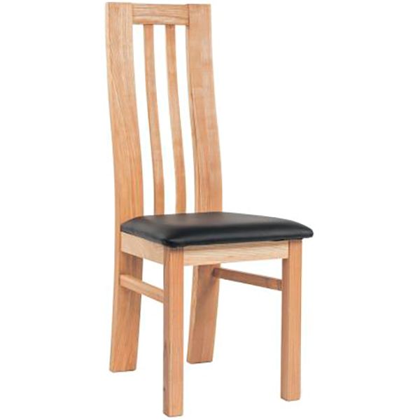 Стул обеденный РПМК Осло дуб коричневый/черный