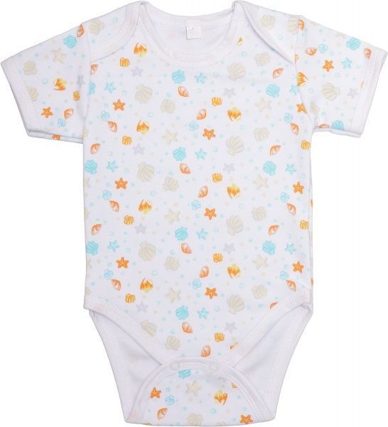 Боди детское Ярослав 456 р.68-74 белый с принтом 