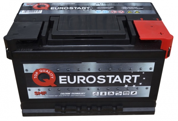 Аккумулятор автомобильный EUROSTART 4352 77Ah 740A 12V 577046074 «+» справа (577046074)