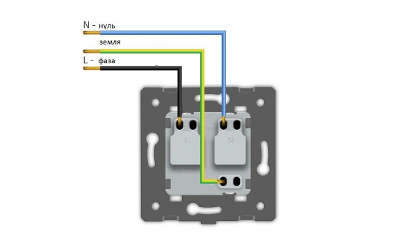 Механизм розетки с заземлением Livolo C7 IP20 белый VL-C7-C1EU-11