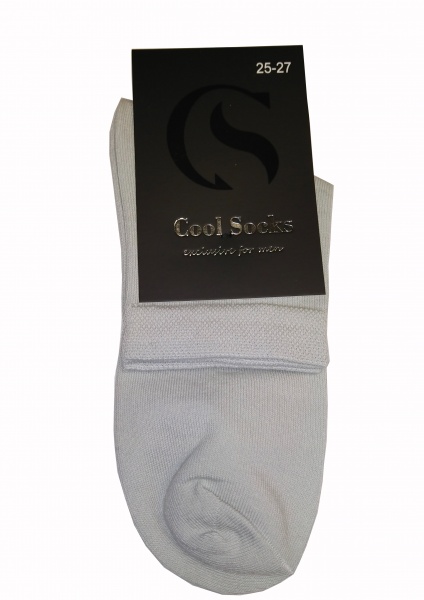 Шкарпетки чоловічі Cool Socks 17308 р. 25-27 світло-сірий 1 пар 