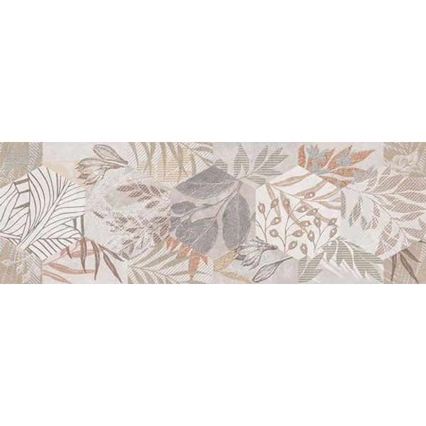 Плитка Allore Group Cemento Vetro Grey W\DEC P NR Mat 25x75 