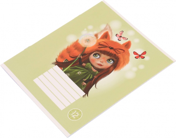 Зошит шкільний Anime скоба 12 аркушів в клітинку Мрії збуваються