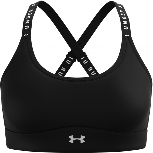 Бра Under Armour UA INFINITY MID COVERED 1363353-001 р.M чорно-білий
