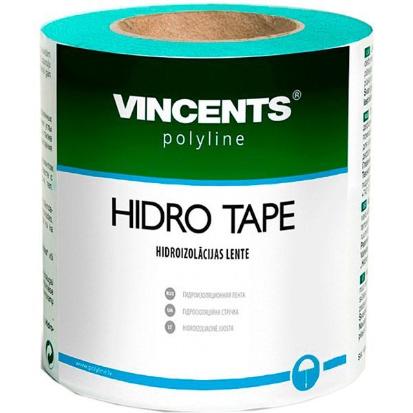 Стрічка гідроізоляційна Hidro Tape 10 см 25м VINCENTS POLYLINE