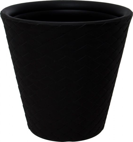 Горшок пластиковый Prosperplast Matuba круглый 52л антрацит (71365-433) 