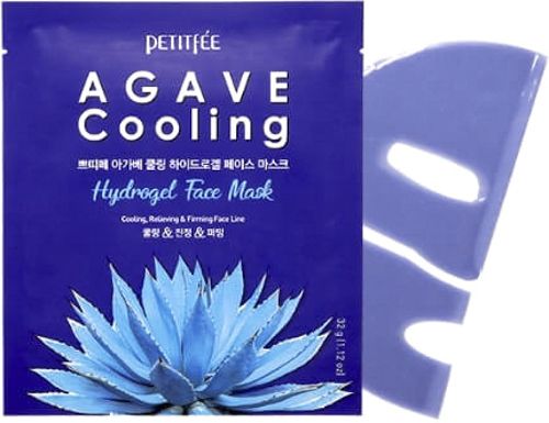 Маска Petitfee для обличчя гідрогелева охолоджуюча з екстрактом агави 32 г