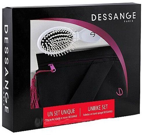 Подарунковий набір Dessange косметичка + щітка для волосся 413249