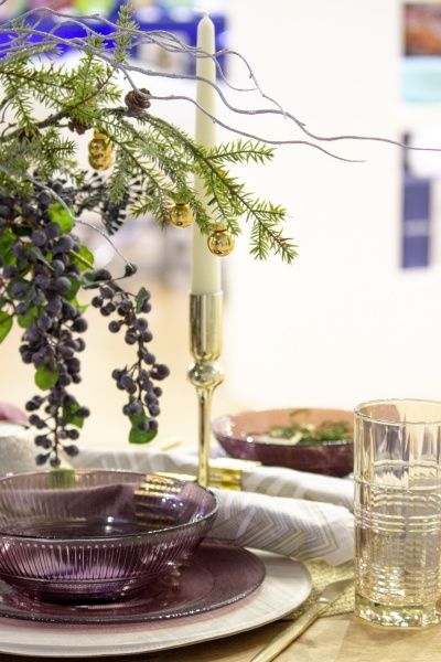 Тарілка обідня Louise Lilac 25 см Luminarc