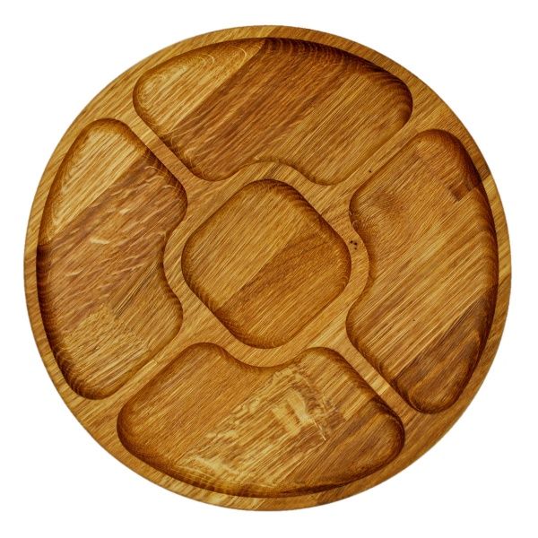 Менажниця кругла 24 см тип 4 бук 