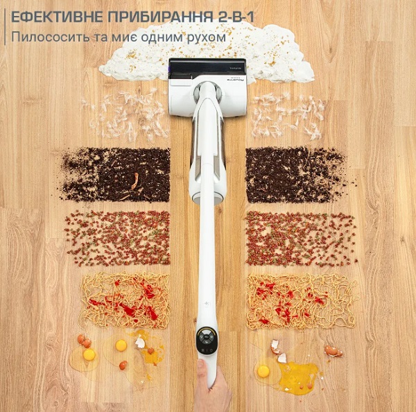 Пылесос аккумуляторный Rowenta GZ7035WO white