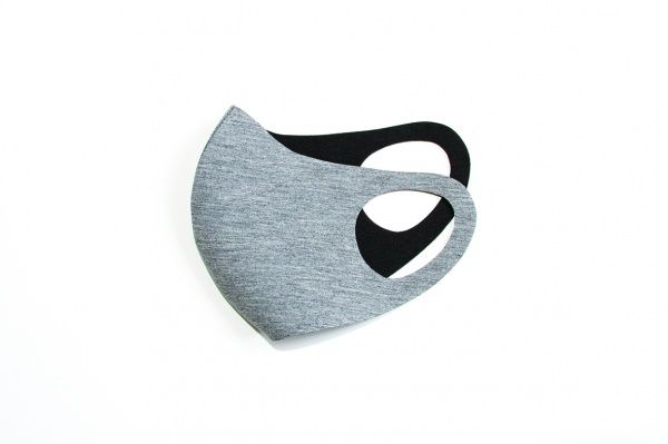 Маска Grandtex неопреновая многоразовая двухсторонняя меланж р. М 3 шт.