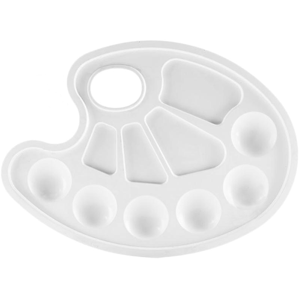 Палитра для рисования овальная