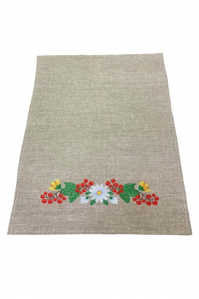 Рушник Розмаїття 45x65 см Галерея льону натуральний сірий 