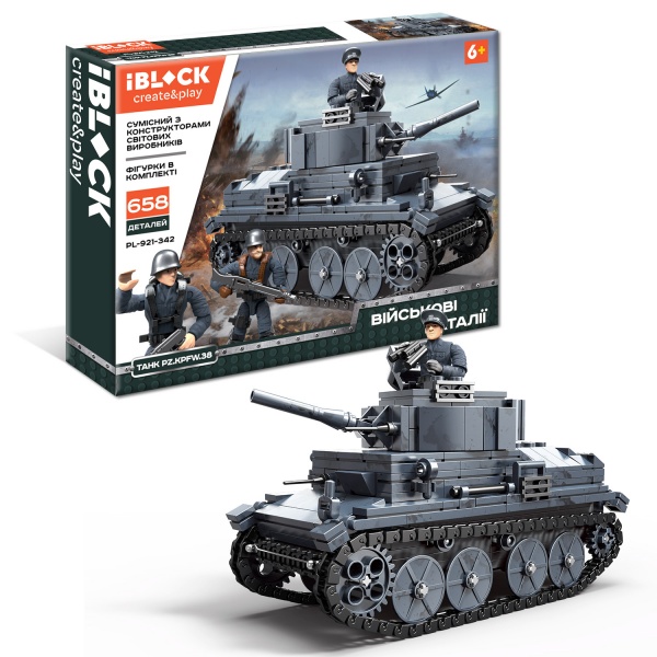 Конструктор Iblock Військові баталії 658 деталей PL-921-342