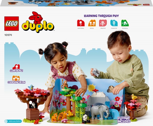 Конструктор LEGO DUPLO Дикі тварини Азії 10974