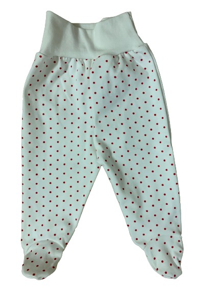 Повзунки ясельні Моя планета червоний горошок р.56 