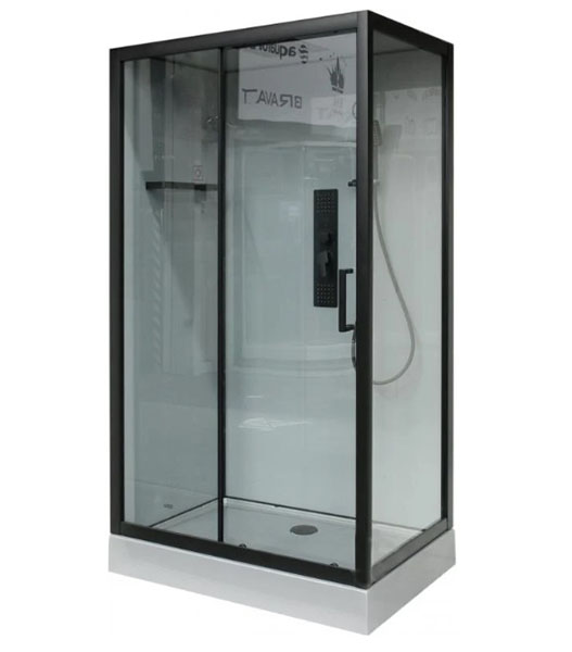 Душевой бокс EGO Pure Black 80x120 K-3507-B