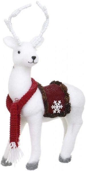 Декоративна фігура Олень з попоною F9127A-W 51 см 