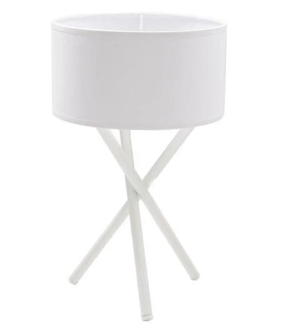 Настольная лампа Геотон Kobe-1M 1x40 Вт E14 белый 49559