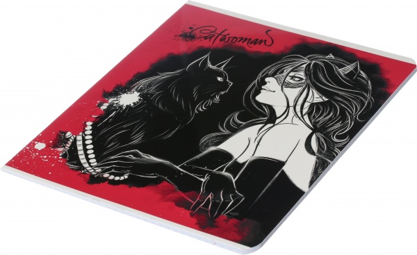 Тетрадь школьная Catwoman Ожерелье 48 листов в клетку Поділля