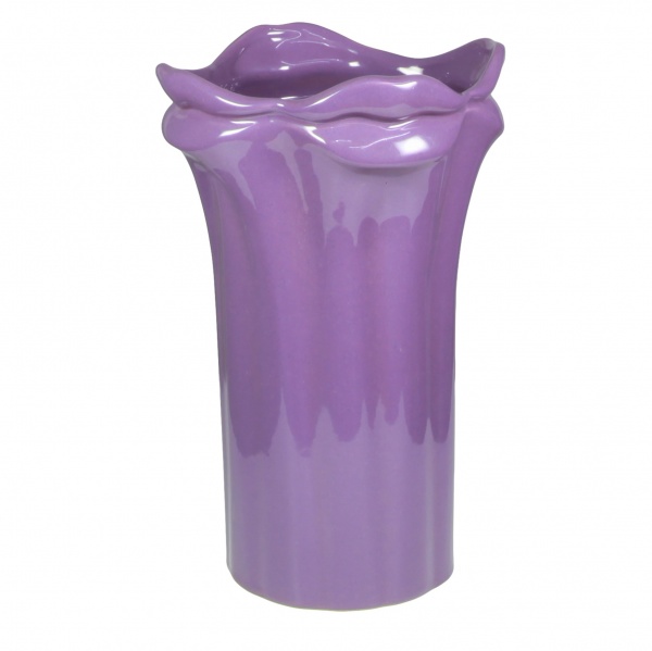 Ваза керамическая фиолетовая Губы V012 Rezon