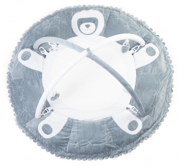 Игровой коврик Bambinelli развивающий с дугами енот Алекс 110 см MC021-2