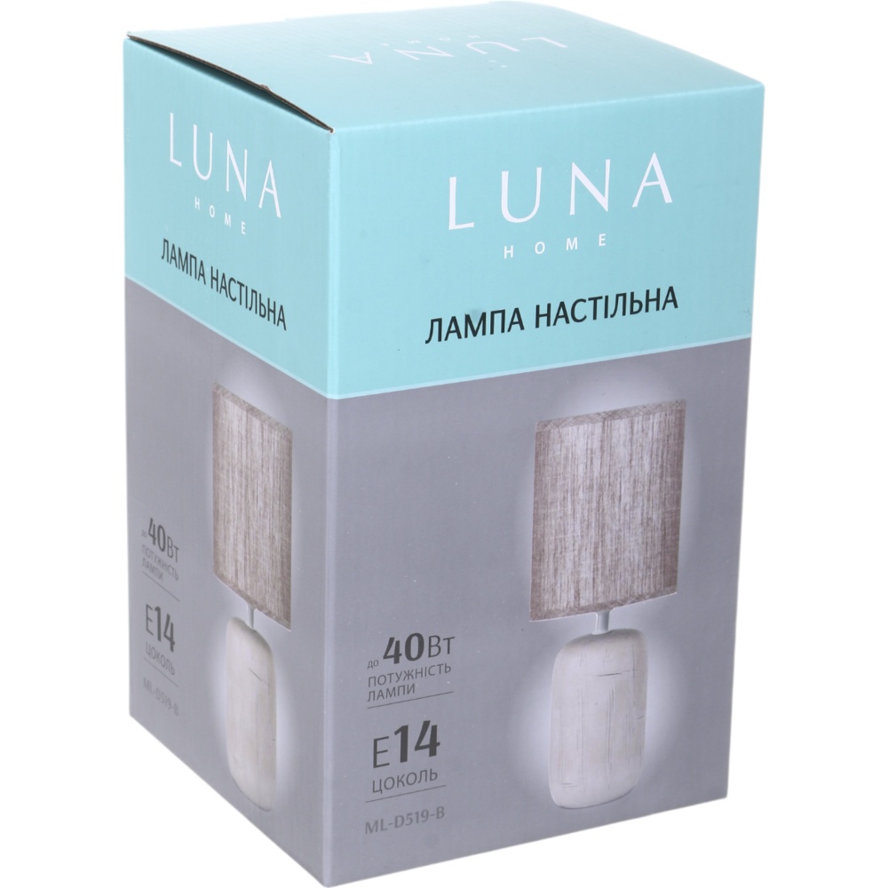 Настольная лампа Luna 1x40 Вт E14 розовый ML-D519-B