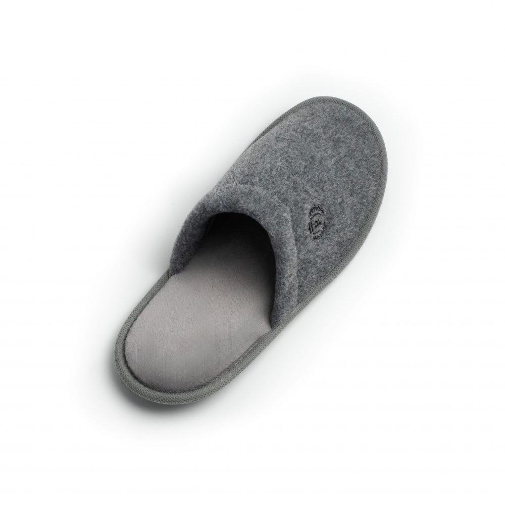 Капці домашні Twins Lama з вишивкою 15902 р.44/45 сірий