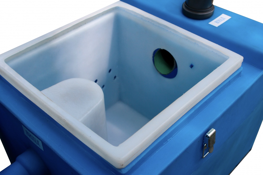 Жировловлювач 50 л з касетою 340x300х340 мм поліетилен