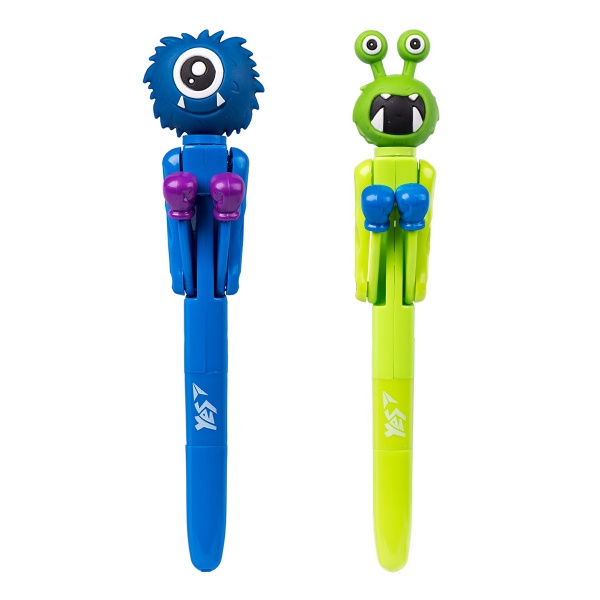 Ручка шарико-масляная YES Monster Battle 1 мм 412019 