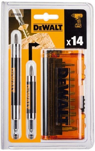 Набір біт DeWalt 14 шт. DT71570