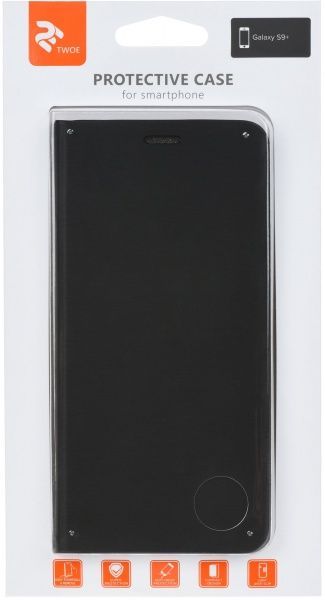 Чохол-книжка 2E Folio для Samsung Galaxy S9 Plus black (2E-G-S9P-18-MCFLB) 
