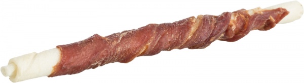 Лакомство Trixie палочка для чистки зубов Denta Fun с уткой натуральная кожа 12 см 240 г 30 шт 31395