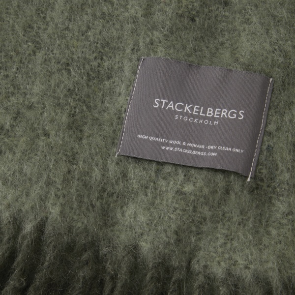Плед 130x170 см зеленый Stackelbergs 