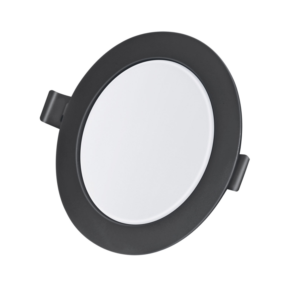 Світильник вбудовуваний (Downlight) Maxus 12 Вт 4100 К чорний 1-RDL-1241-IP-BL