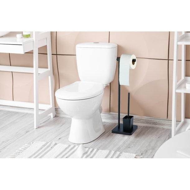 Стойка для туалета Axentia черная 133929