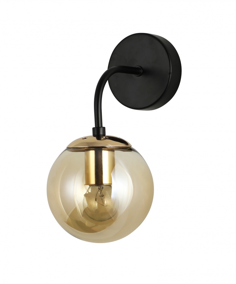 Бра Sensio Bordo 1x40 Вт E27 черный/золото LS-35818/1BG-E2740W