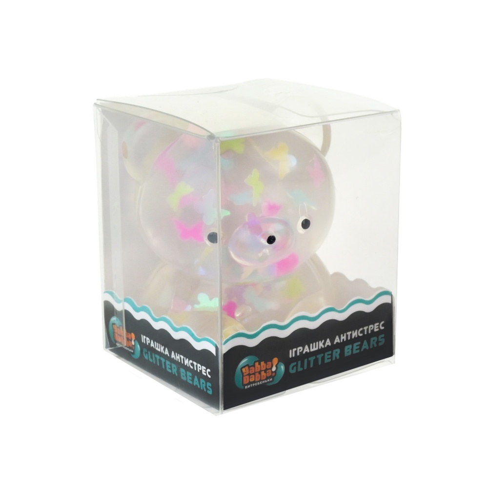 Іграшка-антистрес Yabba Dabba Ведмедик з блискітками YD2553
