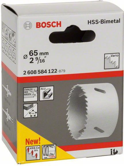 Коронка Bosch Standart HSS Bi-metal 65 мм 2608584122