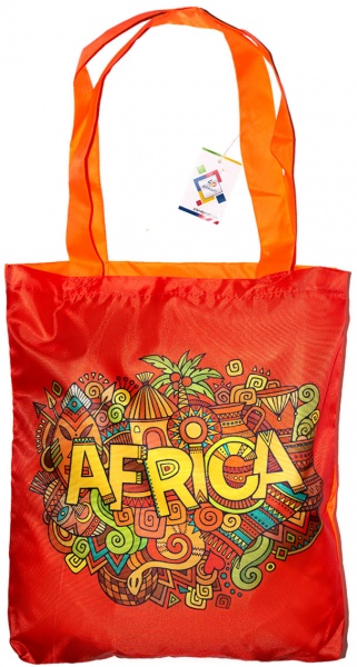 Сумка-шоппер 4PROFI Africa 40x35 см разноцветный 