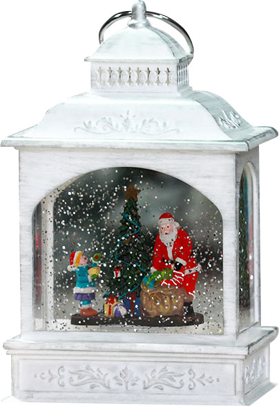 Сувенир новогодний фонарик водный который снежит 13х8х20 см 20WSDW-012B 