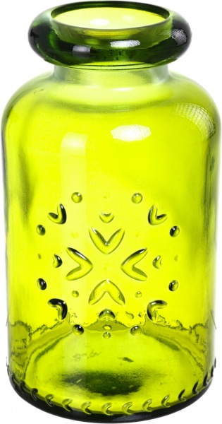 Ваза стеклянная зеленая ALPINE San Miguel