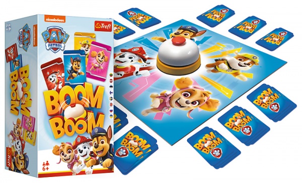 Игра настольная с кнопкой Trefl Бум Бум. Щенячий Патруль 2006