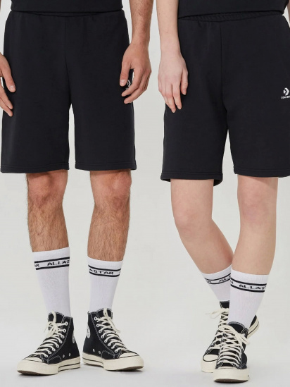 Шорти Converse GO-TO EMBROIDERED STAR CHEVRON FLEECE SHORT 10023875-001 р. M чорний