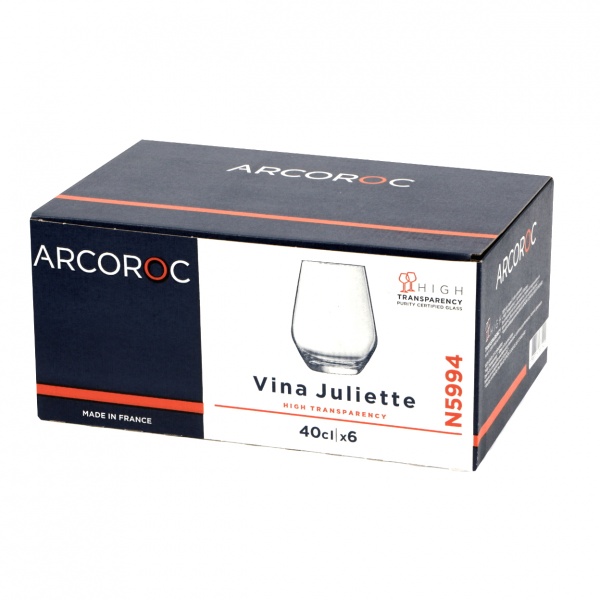 Набор стаканов V.JULIETTE 400 мл 6 шт. Arcoroc 