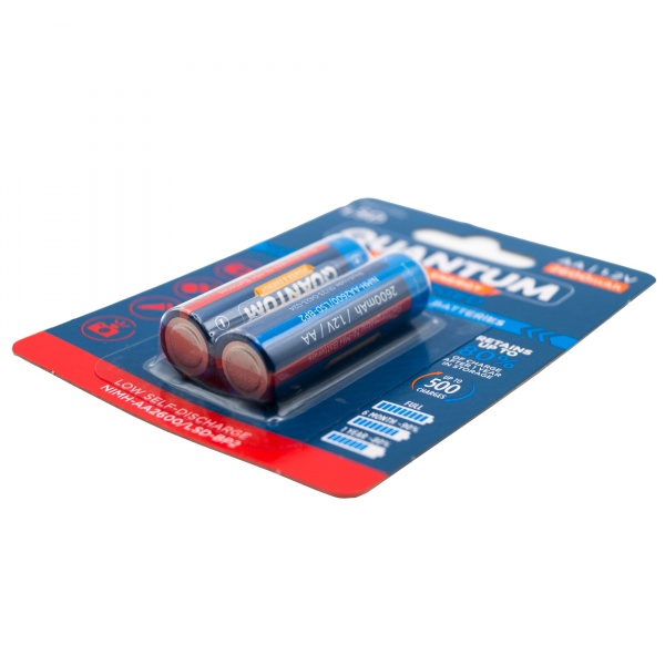 Акумулятор Quantum Ni-MH з низьким саморозрядом LSD 2600 мА/г AA (пальчикові) 2 шт. 