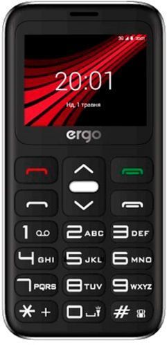 Мобільний телефон Ergo F186 Solace Dual Sim black 